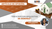 PRESCRIPCION ADQUISITIVA DE DOMINIO