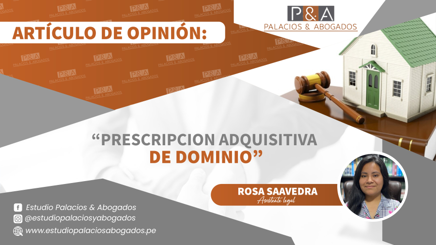 PRESCRIPCION ADQUISITIVA DE DOMINIO