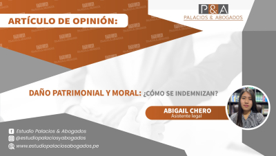 ¿QUÉ SE ENTIENDE POR DAÑO PATRIMONIAL Y MORAL? ¿CÓMO SE INDEMNIZAN?